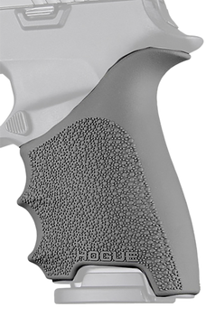 Hogue 17612 Grip Sleeve Handall Beavertail Slate Gray Rubber Fits Sig Sauer P320 Compact                                                                                                                