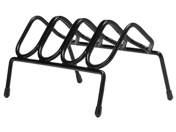 SnapSafe 75820 Pistol Rack Black PVC Coated Steel Holds 4 Handgun
