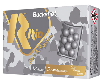 Rio Ammunition RB121225 Royal Buck  (4X3) 12Gauge 2.75" 1Buck Shot 25 Per Box/10 Case                                                                                                                   