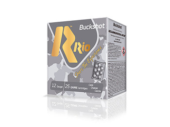 Rio Ammunition RB121225 Royal Buck (4X3) 12Gauge 2.75" 1Buck Shot 25 Per Box/10 Case