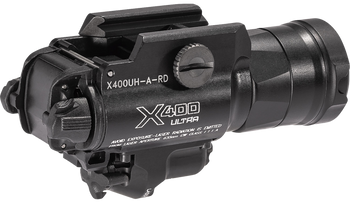 SureFire X400UHARD X400UH-A-RD Ultra Masterfire Black Anodized 1000 Lumens White LED/Red Laser                                                                                                          