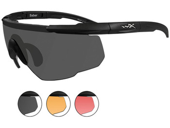 Wiley X Eyewear 309 Saber Advanced Safety Glasses Matte Black
