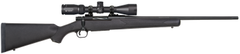 Mossberg 28001 Patriot  6.5 Creedmoor Caliber with 5+1 Capacity, 22" Fluted Barrel, Matte Blued Metal Finish & Black Synthetic Stock Right Hand (Full Size) Includes Vortex Crossfire II 3-9x40mm Scope 