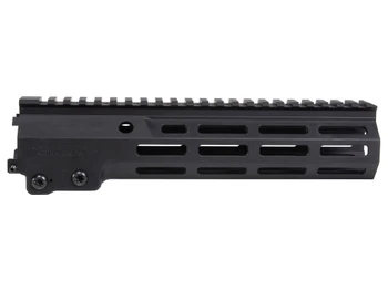 Geissele Automatics 05651B Super Modular Rail MK16 9.50" M-LOK, Black Aluminum for AR Platform, Barrel Nut Included