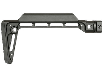 Midwest Industries MIMINF Minimalistic Fixed Stock Black 6061 Aluminum Fixed