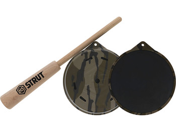Hunters Specialties HSBBSPC Camo Cutt'R Pot Call Friction Call Attracts Turkey Species Mossy Oak Bottomland Slate