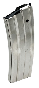 ProMag RUGA3N Ruger Mini-14  30rd 223 Rem Silver Nickel-Plated                                                                                                                                          