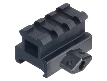 Leapers MNTRS08S3 Picatinny Riser Matte Black Anodized Aluminum Picatinny/Weaver Mount