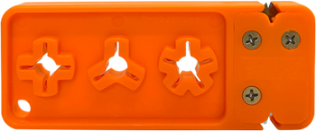 AccuSharp 013C Broadhead Sharpener & Wrench Tungsten Carbide Sharpener Orange                                                                                                                           