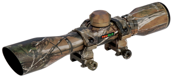 TruGlo TG8504CD Compact  Realtree APG 4x 32mm 1" Tube Diamond Reticle w/Rings                                                                                                                           