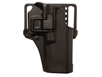 Blackhawk 410579BKR Serpa CQC OWB Size 79 Matte Black Polymer Belt Loop/Paddle Fits HK VP9/VP40 Right Hand