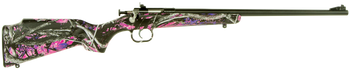 Crickett KSA2160 Youth  22 LR 1rd 16.12" Barrel & Receiver, Fixed Front/Adjustable Rear Peep Sight, Hydro Dipped Muddy Girl Synthetic Stock w/11.5" LOP, Rebounding Firing Pin Safety                   