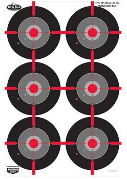 Birchwood Casey 35703 Dirty Bird  Bullseye Tagboard Target 12" x 18" 100 Per Pkg                                                                                                                        