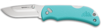 Outdoor Edge RMB222C RazorMini  2.20" Folding Plain 420J2 SS Blade Blaze Orange ABS Polymer Handle                                                                                                      