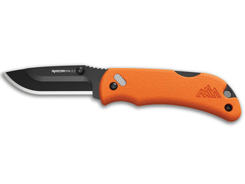Outdoor Edge RMB222C RazorMini 2.20" Folding Plain 420J2 SS Blade Blaze Orange ABS Polymer Handle