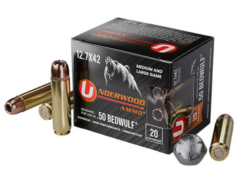 Underwood Ammo 518 XTP 50Beowulf 350gr Jacketed Hollow Point 20 Per Box/10 Case