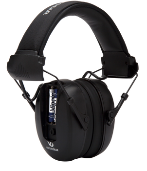 Pyramex VGPME10 Venture Gear Clandestine Electronic Muff 24 dB Over the Head Black Adult 1 Pair                                                                                                         