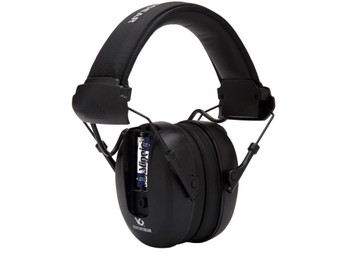 Pyramex VGPME10 Venture Gear Clandestine Electronic Muff 24 dB Over the Head Black Adult 1 Pair