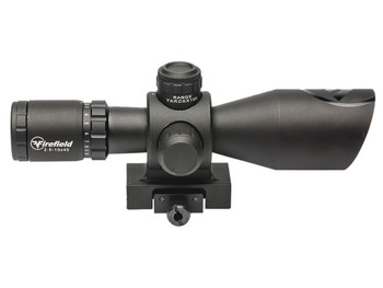 Firefield FF13064 Barrage Matte Black 2.5-10x40mm Illuminated Red/Green Mil-Dot Reticle