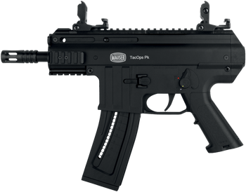 Blue Line Solutions 4150043 TacOps Pk 22 LR 22+1 5" Black Anodized Steel Barrel, Picatinny Rail Receiver, Black Aluminum Frame w/Picatinny Rail                                                         