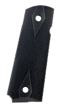 Pearce Grip PG19112 Side Panel Grips  Double Diamond Checkering Black Rubber for 1911 Government                                                                                                        