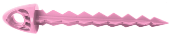 Targettack Llc  Targettack  Pink Polycarbonate Plastic 3" For Paper/Vinyl Targets 6 Pack                                                                                                                