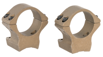 Browning 12531 X-Bolt Scope Mount System X-Lock Burnt Bronze Cerakote Aluminum 1" Tube, Low Rings                                                                                                       