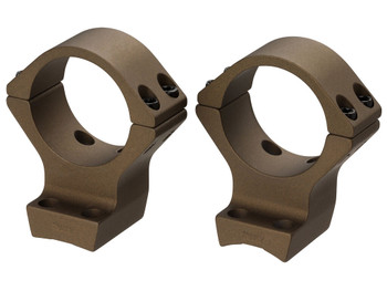 Browning 12531 X-Bolt Scope Mount System X-Lock Burnt Bronze Cerakote Aluminum 1" Tube, Low Rings