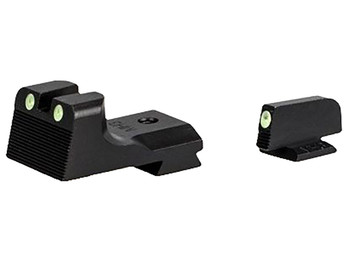 Kimber Mfg.,inc ML11230 1911 Ledged Night Sight Set Green/Tritium Black Outline Front Sight-Green/Tritium Black Outline Rear Sight