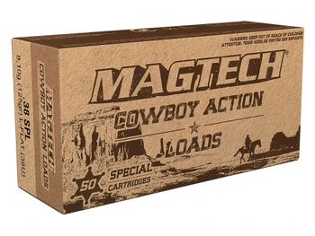 Magtech 38U Cowboy Action 38Special 125gr Lead Flat Nose 50 Per Box/20 Case