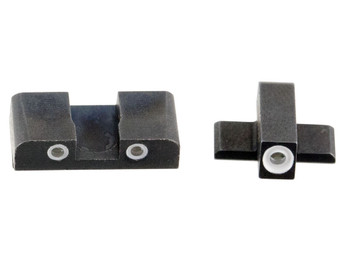 AmeriGlo SG161 Classic Tritium Sight Set for Sig Sauer Green Tritium White Outline Front Sight-Green Tritium White Outline Rear Sight