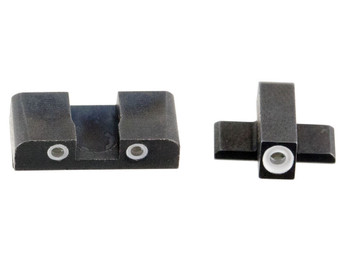 AmeriGlo SG161 Classic Tritium Sight Set for Sig Sauer Green Tritium White Outline Front Sight-Green Tritium White Outline Rear Sight