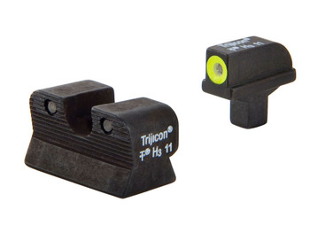 Trijicon 600514 HD Night Sights Green/Tritium Yellow Outline Front Sight-Green Tritium Black Outline Rear Sight Colt 1911