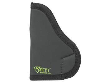 Sticky Holsters MD4 MD-4 Black/Green Latex Free Rubber Fits Med Semi-Auto Ambidextrous