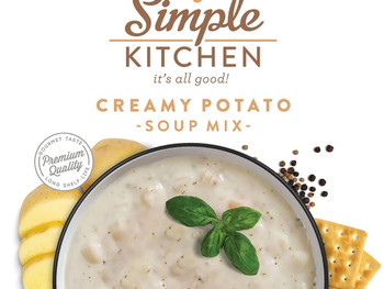 ReadyWise RWSK05066 Simple Kitchen Creamy Potato Soup 8 Servings Per Pouch, 6 Per Case