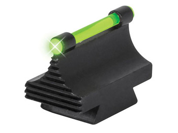 TruGlo TGTG95500RG 3/8" Dovetail Front Sight Black 0.500" Green Ramp for Rifle