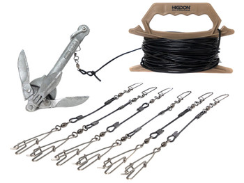 Higdon Outdoors 30340 Battleship Jerk Rig PVC Coated Steel