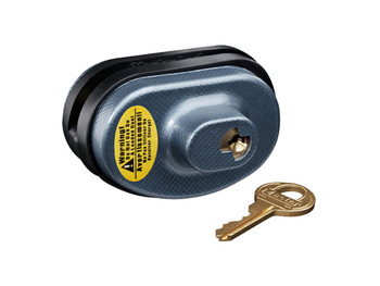 Master Lock 90KADSPT Trigger Guard Lock Keyed Alike Open With Key Blue Steel/Zinc Adjustable Firearm Fit- Universal