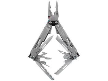 S.O.G SOGPA2001CP PowerAccess Deluxe Stone Washed Stainless Steel 21 Tools w/Sheath