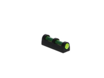 Truglo TG947UG Long Bead Universal Metal Shotgun w/Vent & 6-48 Base Rib Fiber Optic Green Black