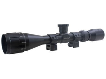 BSA 1739X40AO Sweet 17 Black Matte 3-9x 40mm AO 1" Tube 30/30 Duplex Reticle Features Dovetail Rings