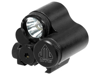 Leapers LTELP28R Black Anodized Aluminum 120 Lumens CREE LED IRB Bulb Red Laser Picatinny Mount