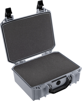 Pelican VCV2000000GRY Vault Medium Case 14" Long Gray Polyethylene                                                                                                                                      