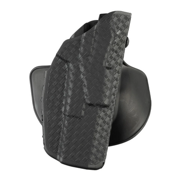 Safariland 7378283225411 7378-7TS-ALS  Black SafariSeven Fits Glock 19/23 Compatible w/ Streamlight TLR-1 Belt Loop/Paddle Mount Right Hand                                                             