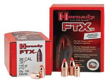 Hornady 4305 FTX 44 Cal .430 265 gr Flex Tip eXpanding 50 Per Box/ 15 Case