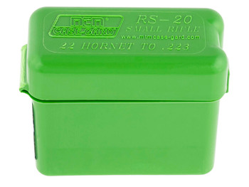 MTM Case-Gard RS2010 Ammo Box Belt Style Multi Caliber Green Polypropylene 20rd
