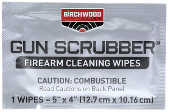 Birchwood Casey 33312 Gun Scrubber Take Alongs 12 Individual Wipes Per Pack                                                                                                                             
