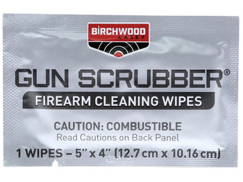 Birchwood Casey 33312 Gun Scrubber Take Alongs 12 Individual Wipes Per Pack