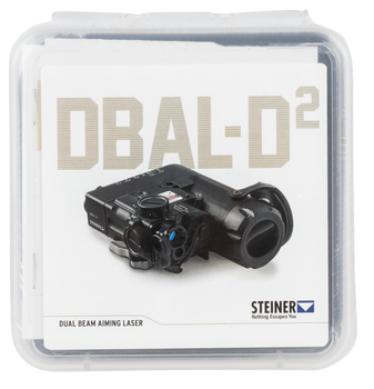 Steiner 9001 DBAL-D2  Green Laser/Black, Picatinny Rail/QR HT Mount                                                                                                                                     