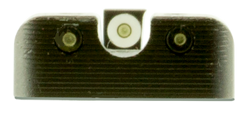 TruGlo TG231H1W Tritium Pro  Black | Green Tritium White Outline Front Sight Green Tritium Rear Sight                                                                                                   